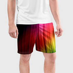 Шорты спортивные мужские Цветной спектр, цвет: 3D-принт — фото 2