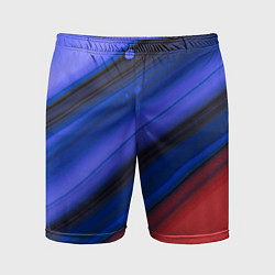 Шорты спортивные мужские Синий и красный песок, цвет: 3D-принт