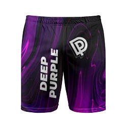 Шорты спортивные мужские Deep Purple violet plasma, цвет: 3D-принт