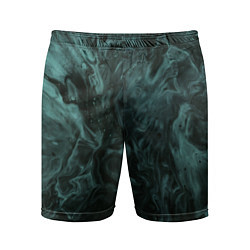 Мужские спортивные шорты Тёмно-синий водянистый туман