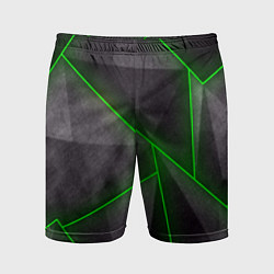 Мужские спортивные шорты Stripes Abstract green
