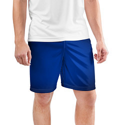Шорты спортивные мужские Кобальтовый градиент, цвет: 3D-принт — фото 2