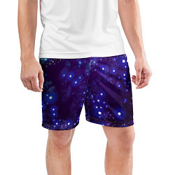 Шорты спортивные мужские Звездочки - космическое небо, цвет: 3D-принт — фото 2