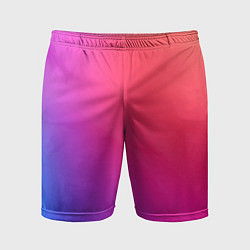 Шорты спортивные мужские Цветной градиент, цвет: 3D-принт