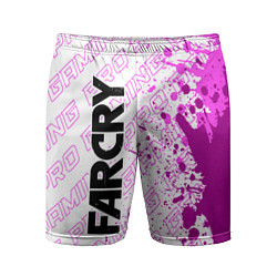 Шорты спортивные мужские Far Cry pro gaming: по-вертикали, цвет: 3D-принт