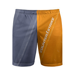 Мужские спортивные шорты Counter Strike 2 Blue Orange Pattern