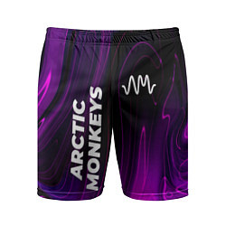 Мужские спортивные шорты Arctic Monkeys violet plasma