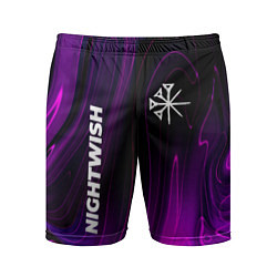 Мужские спортивные шорты Nightwish violet plasma