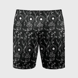 Мужские спортивные шорты Black style pattern