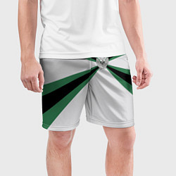 Шорты спортивные мужские Железнодорожные войска, цвет: 3D-принт — фото 2