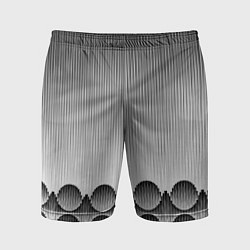 Мужские спортивные шорты Круглая полосатая геометрия