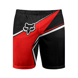 Мужские спортивные шорты Fox мотокросс - красный
