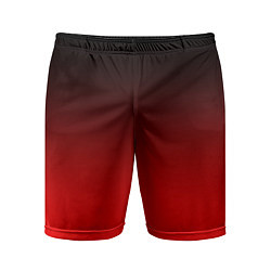 Мужские спортивные шорты Градиент: от черного до ярко-красного