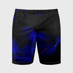 Мужские спортивные шорты Синий дым узоры