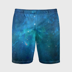 Мужские спортивные шорты Голубой космос