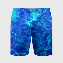 Шорты спортивные мужские Чистая вода океаны, цвет: 3D-принт