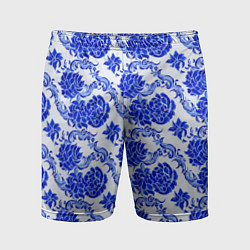 Мужские спортивные шорты Гжель классика