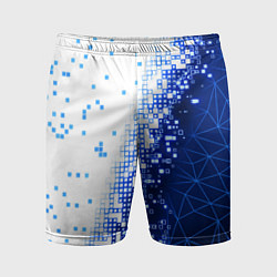 Шорты спортивные мужские Поврежденный цифровой скин, цвет: 3D-принт
