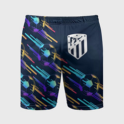 Мужские спортивные шорты Atletico Madrid градиентные мячи