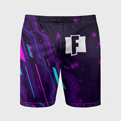 Мужские спортивные шорты Fortnite neon gaming