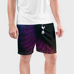 Шорты спортивные мужские Tottenham футбольная сетка, цвет: 3D-принт — фото 2