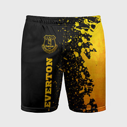 Шорты спортивные мужские Everton - gold gradient по-вертикали, цвет: 3D-принт