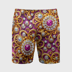 Мужские спортивные шорты Ювелирный паттерн