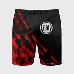 Шорты спортивные мужские Fiat sport grunge, цвет: 3D-принт