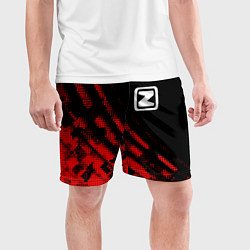 Шорты спортивные мужские Zotye sport grunge, цвет: 3D-принт — фото 2