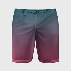 Шорты спортивные мужские Абстрактный градиент, цвет: 3D-принт
