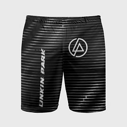 Мужские спортивные шорты Linkin Park metal rock lines