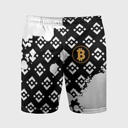 Мужские спортивные шорты Bitcoin pattern binance