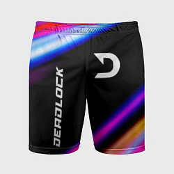 Шорты спортивные мужские Deadlock speed game lights, цвет: 3D-принт