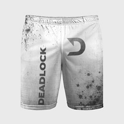 Мужские спортивные шорты Deadlock - white gradient вертикально