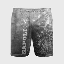 Шорты спортивные мужские Napoli - grey gradient по-вертикали, цвет: 3D-принт