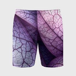 Шорты спортивные мужские Прожилки экзотического растения, цвет: 3D-принт