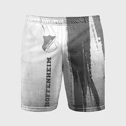 Шорты спортивные мужские Hoffenheim - white gradient по-вертикали, цвет: 3D-принт