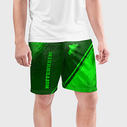 Шорты спортивные мужские Hoffenheim - green gradient вертикально, цвет: 3D-принт — фото 2