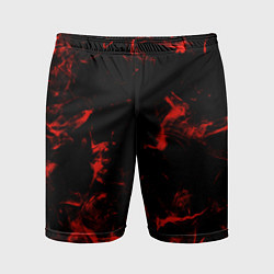 Мужские спортивные шорты Color red black