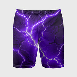 Мужские спортивные шорты Color purple black