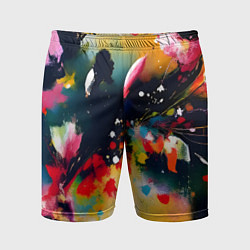 Шорты спортивные мужские Глубокая абстракция, цвет: 3D-принт