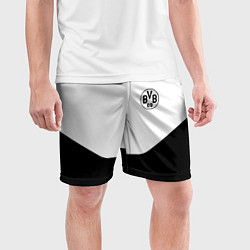 Шорты спортивные мужские Borussia geometry, цвет: 3D-принт — фото 2