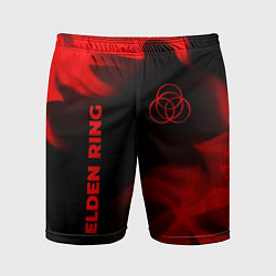 Шорты спортивные мужские Elden Ring - red gradient вертикально, цвет: 3D-принт