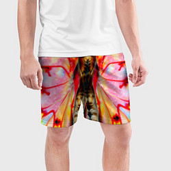 Шорты спортивные мужские Разворот бабочки, цвет: 3D-принт — фото 2