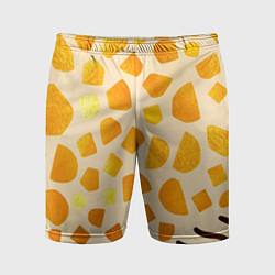 Мужские спортивные шорты Золотистые пятна жирафа