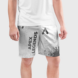 Шорты спортивные мужские Apex Legends - white gradient вертикально, цвет: 3D-принт — фото 2