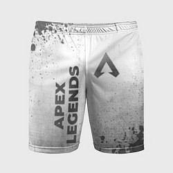 Шорты спортивные мужские Apex Legends - white gradient вертикально, цвет: 3D-принт