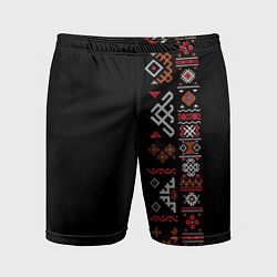 Шорты спортивные мужские Славянские традиции и культура, цвет: 3D-принт
