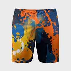 Мужские спортивные шорты Краска на стене