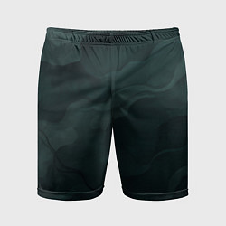 Шорты спортивные мужские Объемный текстурный камуфляж, цвет: 3D-принт
